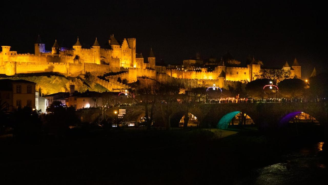 Tout Confort ! Calme, Climatisation, Vue Degagee, Ville ,Parking Gratuit, Ascenseur, Wifi Carcassonne Bagian luar foto
