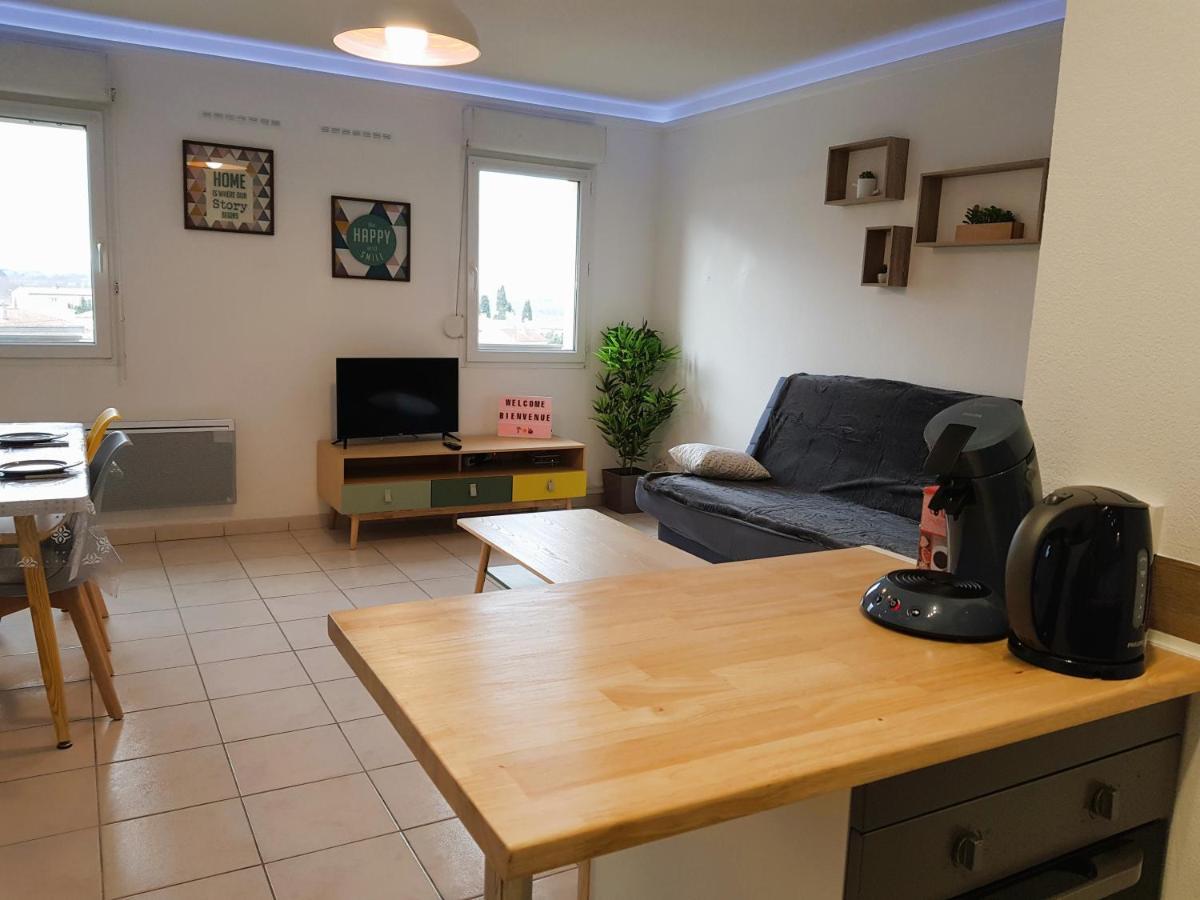 Tout Confort ! Calme, Climatisation, Vue Degagee, Ville ,Parking Gratuit, Ascenseur, Wifi Carcassonne Bagian luar foto