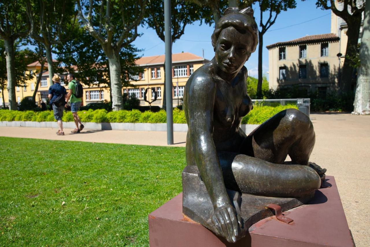 Tout Confort ! Calme, Climatisation, Vue Degagee, Ville ,Parking Gratuit, Ascenseur, Wifi Carcassonne Bagian luar foto