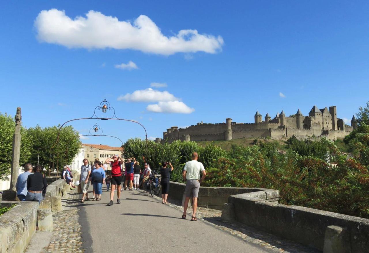 Tout Confort ! Calme, Climatisation, Vue Degagee, Ville ,Parking Gratuit, Ascenseur, Wifi Carcassonne Bagian luar foto